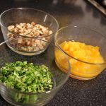 Some ingredients for pumpkin soup